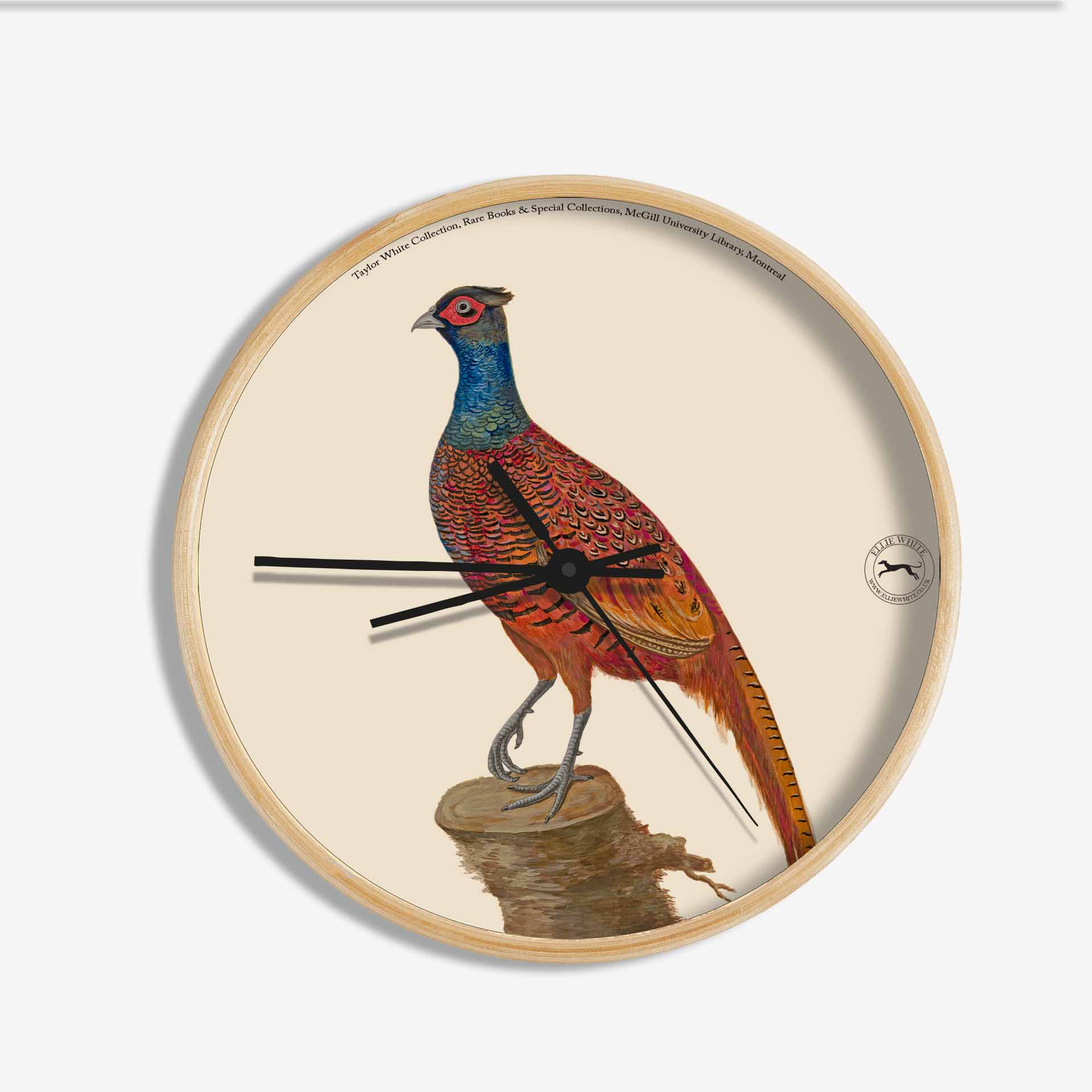 Pheasant Wall Clock