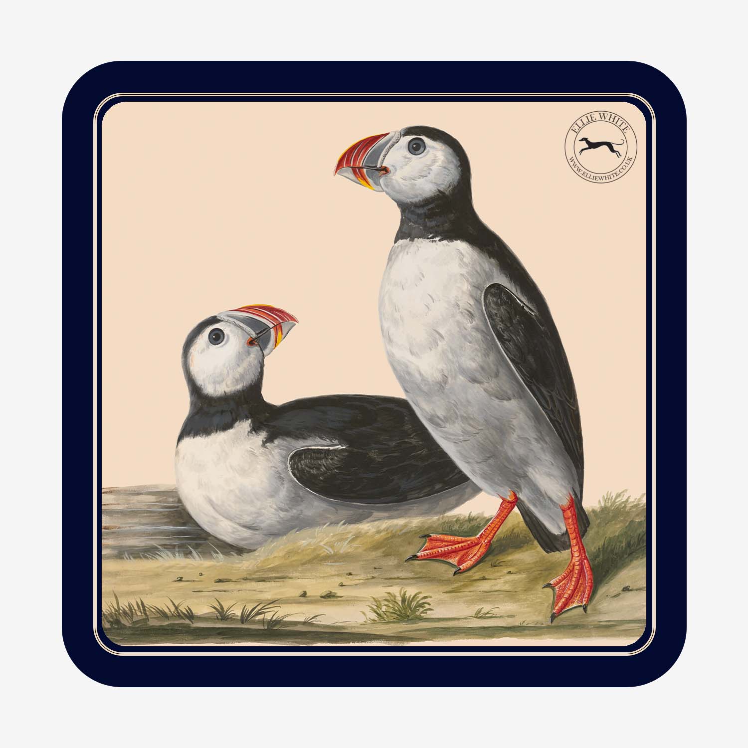 Puffin Coaster | Puffin Drinks Mat