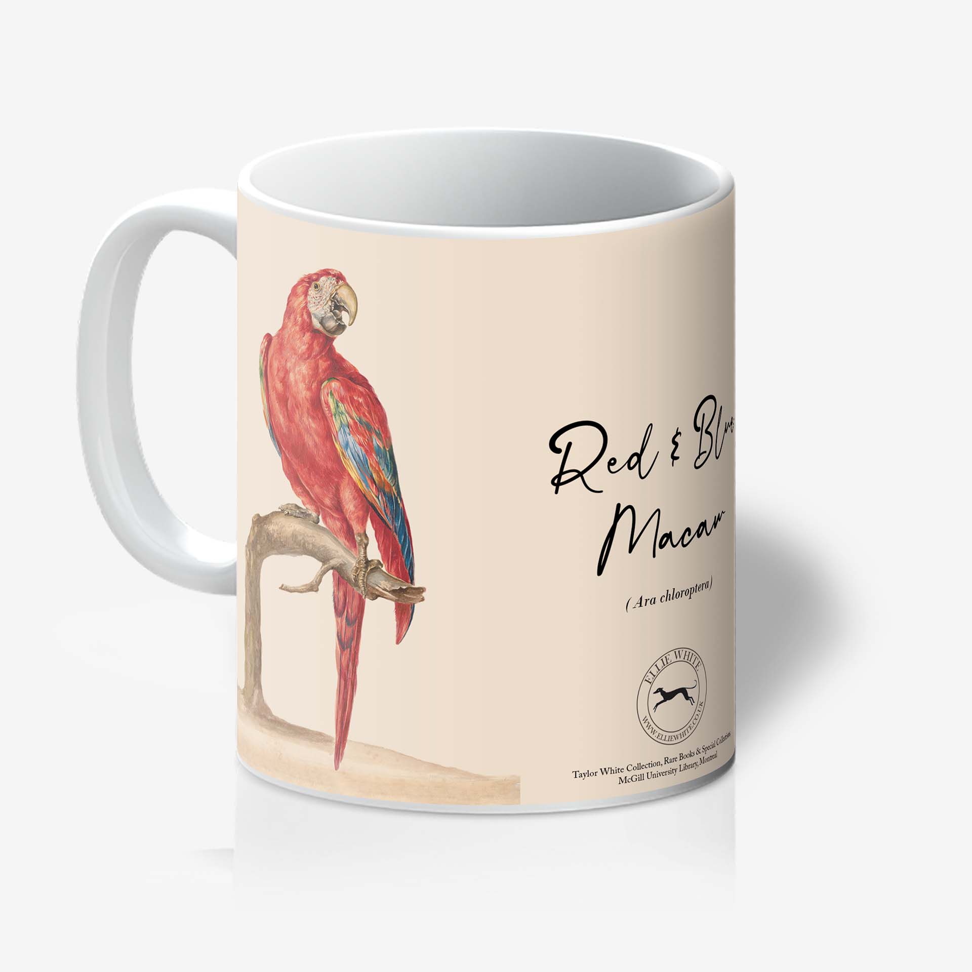Red &Amp; Blue Macaw Mug
